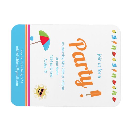 Magnet Flexible Simplement été (Horizontal)