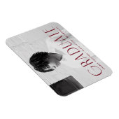 Magnet Flexible Simplicité moderne Bourgogne - Diplôme photo (Côté Droit)