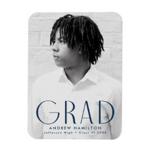 Magnet Flexible Simplicité moderne Marine Photo Graduation