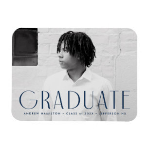 Magnet Flexible Simplicité moderne Marine Photo Graduation