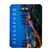 Magnet Flexible Singapore Downtown at Night (Vertical)