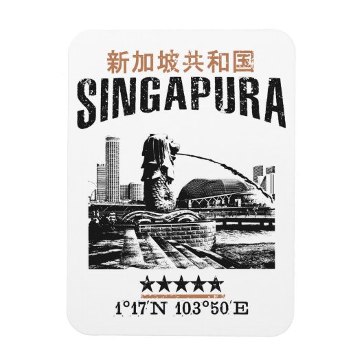 Magnet Flexible Singapour (Vertical)