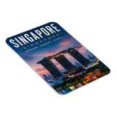 Magnet Flexible 🌆 Singapour Skyline Moderne Décoration de Maison  (Côté Droit)