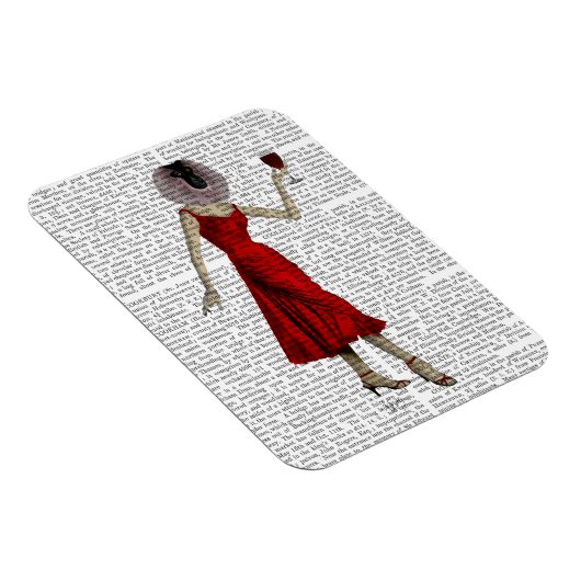 Magnet Flexible Singe au vin (Côté Droit)