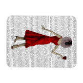 Magnet Flexible Singe au vin (Horizontal)