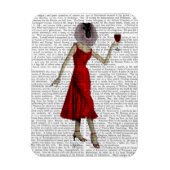 Magnet Flexible Singe au vin (Vertical)