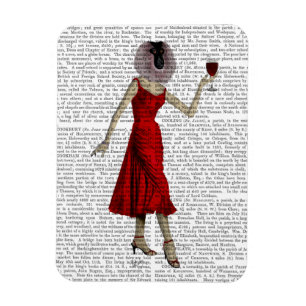 Magnet Flexible Singe avec du vin
