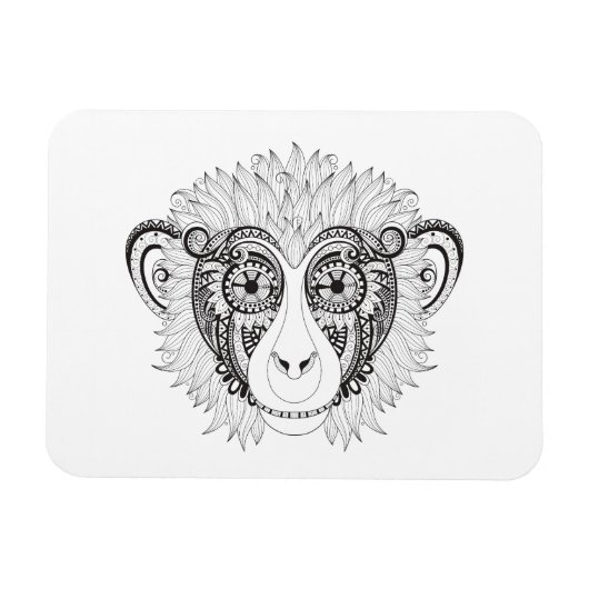 Magnet Flexible Singe inspiré (Horizontal)