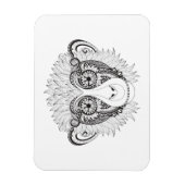 Magnet Flexible Singe inspiré (Vertical)