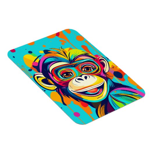 Magnet Flexible Singe souriant (Côté Droit)