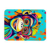 Magnet Flexible Singe souriant (Horizontal)