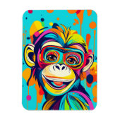 Magnet Flexible Singe souriant (Vertical)