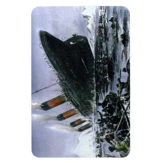 Magnet Flexible Sinking RMS Titanic (Vertical)