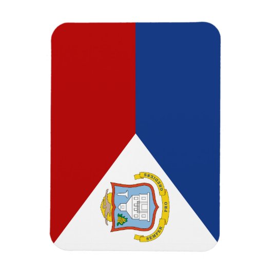 Magnet Flexible Sint Maarten Flag (Vertical)
