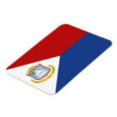 Magnet Flexible Sint Maarten Flag (Côté Gauche)