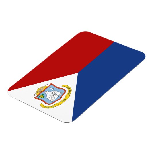 Magnet Flexible Sint Maarten Flag (Côté Gauche)