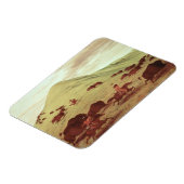 Magnet Flexible Sioux Indians hunting buffalo, 1835 (Côté Gauche)