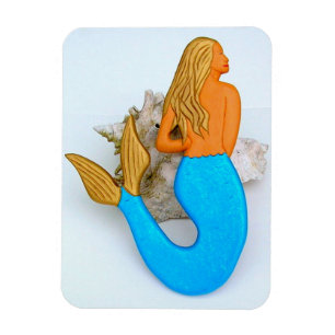 Magnet Flexible sirène à queue bleue