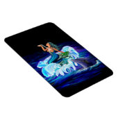 Magnet Flexible Sirène avec dauphin (Côté Droit)