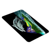 Magnet Flexible Sirène avec dauphins (Côté Droit)