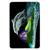 Magnet Flexible Sirène avec dauphins (Vertical)