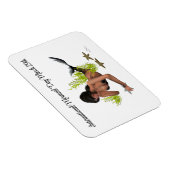 Magnet Flexible Sirène Brunette Avec Aimant Flexible De Poêle (Côté Droit)