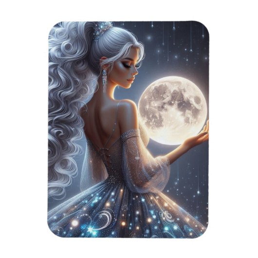 Magnet Flexible Sirène lune (Vertical)