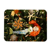 Magnet Flexible Sirène tropicale sous la mer Noël (Horizontal)