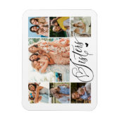 Magnet Flexible Sister Photo Collage Typographie Keepsaké (Vertical)