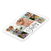 Magnet Flexible Sister Photo Collage Typographie Keepsaké (Côté Gauche)