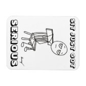 Magnet Flexible SIT JUSTE A OBTENU GRAS Aimant flexible (Horizontal)