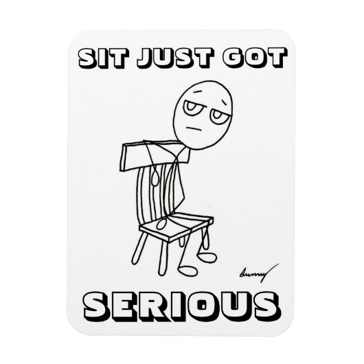 Magnet Flexible SIT JUSTE A OBTENU GRAS Aimant flexible (Vertical)