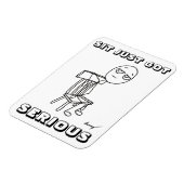 Magnet Flexible SIT JUSTE A OBTENU GRAS Aimant flexible (Côté Gauche)