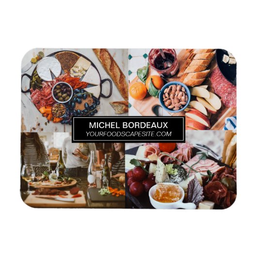 Magnet Flexible Site d'affaires de la charcuterie faire-part (Horizontal)