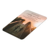 Magnet Flexible Site Web de Photo de Mariage Vertical (Côté Gauche)