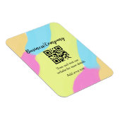 Magnet Flexible Site web simple de société commerciale code-barres (Côté Droit)