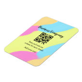 Magnet Flexible Site web simple de société commerciale code-barres (Côté Gauche)