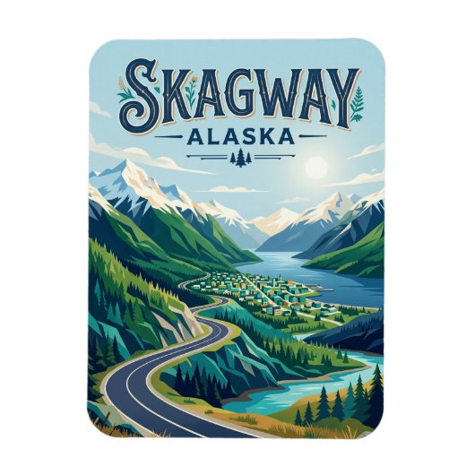 Magnet Flexible Skagway États-Unis (Vertical)