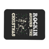 Magnet Flexible Skeleton Christmas Dance (Horizontal)