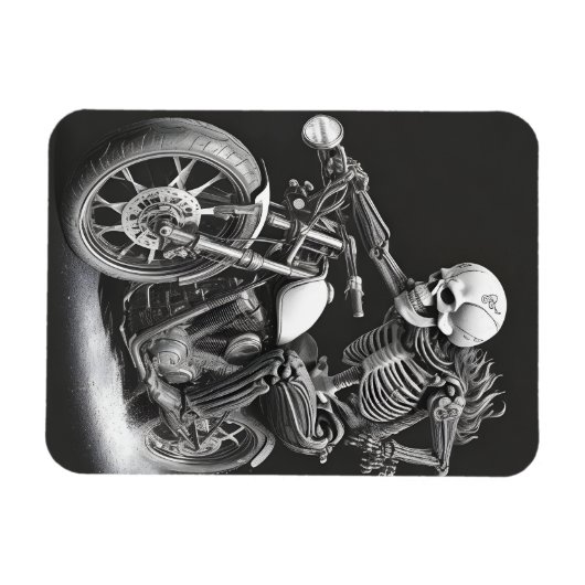 Magnet Flexible Skeleton en moto (Horizontal)