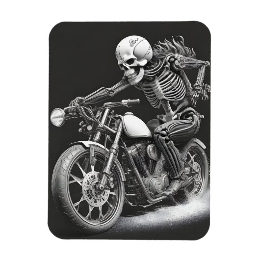 Magnet Flexible Skeleton en moto (Vertical)