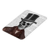 Magnet Flexible Skeleton Gentleman et chapeau supérieur (Côté Gauche)