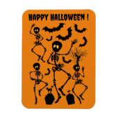 Magnet Flexible Skeletons d'Halloween Macabre Dance (Vertical)