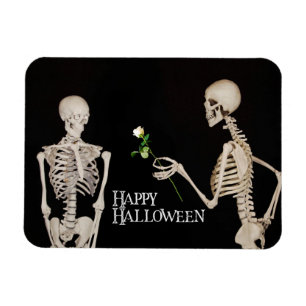 Magnet Flexible Skeletons Drôle Romantique Halloween heureux