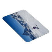 Magnet Flexible Ski avec Mont Matterhorn à Zermatt, Suisse (Côté Droit)