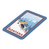 Magnet Flexible Ski de neige - Montana (Côté Gauche)