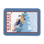 Magnet Flexible Ski de neige - Mount Hood, Oregon (Horizontal)