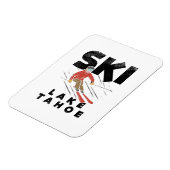 Magnet Flexible Ski - Lac Tahoe (Côté Gauche)