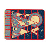 Magnet Flexible Ski Retro Cloudmont 80s (Horizontal)