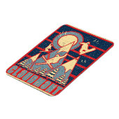 Magnet Flexible Ski Retro Cloudmont 80s (Côté Gauche)